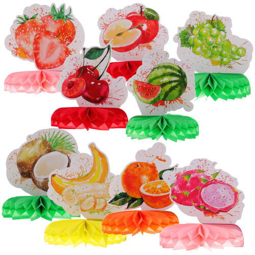 36 Bienenwabe Mitte Hawaiithema Tischschmuck 1