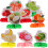 36 Bienenwabe Mitte Hawaiithema Tischschmuck 3