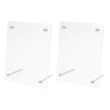 4Stk Kristallglas Bilderrahmen Display Stand Für Dekorative Nutzung