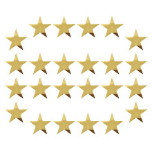 72Stk Gold Sterne Papier Für Hochzeit Und Bulletinboard