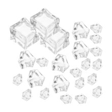192Stk Realistische Eiswürfel Transparent Für Fotografie