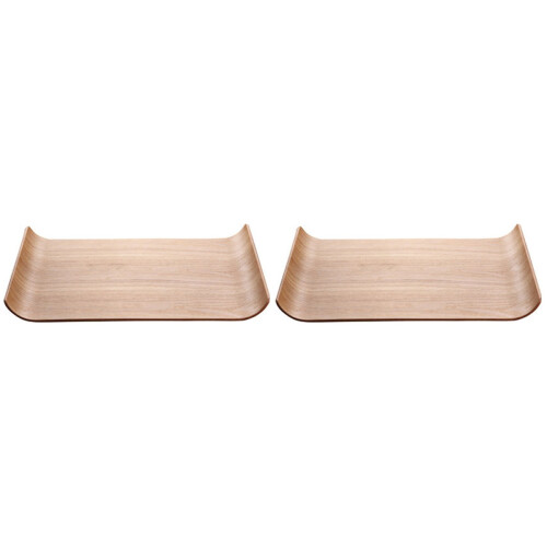 2Stk Beige Serviertablett Aus Für Und 1