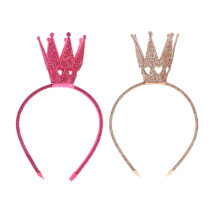 4Stk Kinder Haarreifen Kronenform Haarband Stoff Haarschmuck