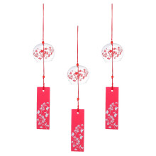 6 Hochborosilikatglas Windspielanhänger Japanische Accessoires