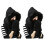 2Stk Kuscheliges Damen Winter Set Plüsch Schal 2
