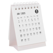5Stk Weißer Mini Kalender Desk Für Studenten Lehrer Büro
