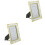 2Stk Desktop Stehendes Bilderrahmen Vintage 5