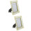 2Stk Desktop Stehendes Bilderrahmen Vintage 9