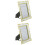 2Stk Desktop Stehendes Bilderrahmen Vintage 7