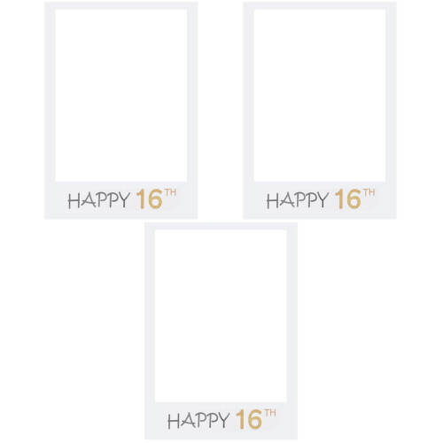 3St Happy 16 Selbermachen Papier Bilderrahmen 2