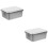 2 Sets Tiramisu Kuchenform Aus Mit Deckel 8