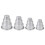 16Stk Silbern Mini Backformen Kreative Cupcake Und Pudding 1
