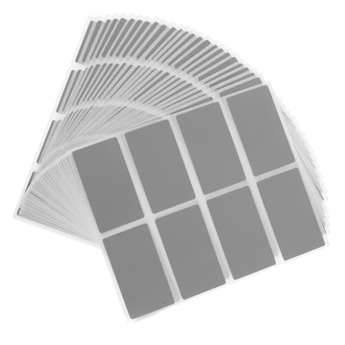 1000Stk Selber Machen Scratch Off Sticker Silber Für Partyspaß