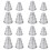 16Stk Silbern Mini Backformen Kreative Cupcake Und Pudding 5