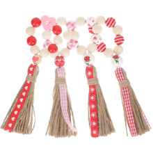 16 Valentinstag Holzperlen