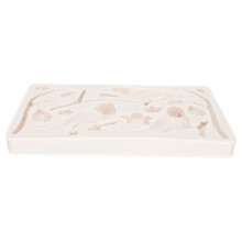 2Stk Kreative Fondantform Silikon, - Und Blumenmotive, Hellgrau