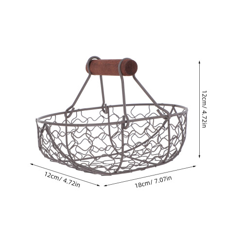 4Stück Metall Draht Eierkorb Hühner Halter Für Eier Und 1