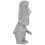 2Stk Desktop Verzierung Moai-Statue Harz 3