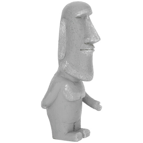 2Stk Desktop Verzierung Moai-Statue Harz 2