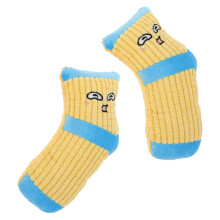 6Stk Gelbe Quietschsocken Für Kleine , Beissfestes Spielzeug