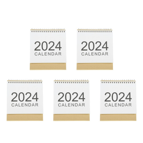 5Stk Schreibtischkalender 2023 Countdown Monatskalender 2