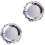 2Stk Nordic Schmuckaufbewahrung Tablett (Silber) 4