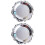 2Stk Nordic Schmuckaufbewahrung Tablett (Silber) 6