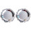 2Stk Nordic Schmuckaufbewahrung Tablett (Silber) 3