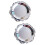2Stk Nordic Schmuckaufbewahrung Tablett (Silber) 8