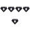 5Stk Bandanas Dekoratives Halsband 4