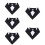 5Stk Bandanas Dekoratives Halsband 11