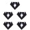 5Stk Bandanas Dekoratives Halsband 6