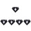 5Stk Bandanas Dekoratives Halsband 5