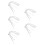 5 Spalline Per Reggiseno Con , Cristallo 5