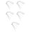 5 Spalline Per Reggiseno Con , Cristallo 6