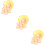 3 Set Uova Decorate Da Te Per Con Cestino 11