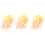 3 Set Uova Decorate Da Te Per Con Cestino 6