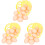 3 Set Uova Decorate Da Te Per Con Cestino 4