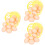 3 Set Uova Decorate Da Te Per Con Cestino 8