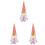 3 Stks Valentijns Gnome Unicorn Feestversiering 2