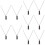10St Mini Harmonica Ketting Lichtgewicht Decor Voor Vrouwen 10
