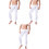 3St Thermisch Ondergoed Long Johns Wit Elastisch Comfort 3
