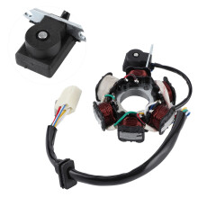 GY6 C110-6 Magneto-Statorwicklung Ersatz für 110cc 125cc Dirt Bikes Gelb