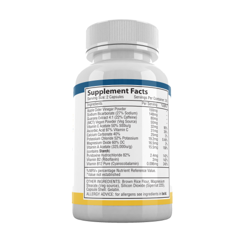 BellyFlush 60 Capsules Natural Ingredients 1