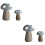 4 -Figürchen Deko-Ornamente Künstliche Statue Accessoires 6