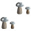 4 -Figürchen Deko-Ornamente Künstliche Statue Accessoires 3