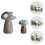4 -Figürchen Deko-Ornamente Künstliche Statue Accessoires 8
