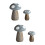 4 -Figürchen Deko-Ornamente Künstliche Statue Accessoires 7