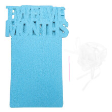 2Sets Himmelblaue Baby Foto Schnur Geburtstags Party