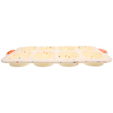 3Stk Backform Set Silikon Beige, Antihaft, Für Kuchen Und Zuhause